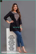 Embroidered Rayon Top-ISKWTP1907ND2956