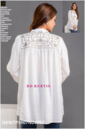 Embroidered Rayon Top-ISKWTP1907ND2957/ND2958