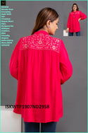 Embroidered Rayon Top-ISKWTP1907ND2957/ND2958