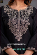 Embroidered Rayon Top-ISKWTP1907ND2956