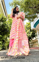 Hand Block Lehariya Kota Doriya Kurti With Cotton Pant And Kota Doriya Dupatta-ISKWSU2107VC2727/VC2728/VC2743