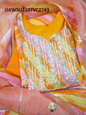 Hand Block Lehariya Kota Doriya Kurti With Cotton Pant And Kota Doriya Dupatta-ISKWSU2107VC2727/VC2728/VC2743