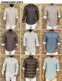 Printed Cotton Shirt-ISKM220912991