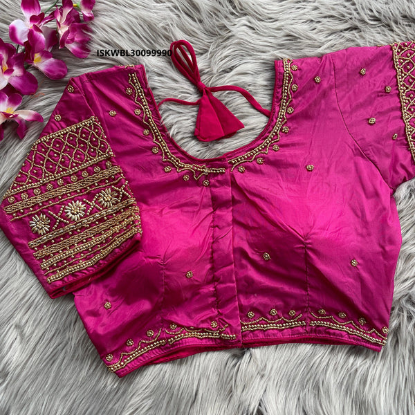 Embroidered Silk Blouse-ISKWBL30099990