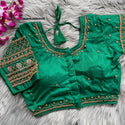 Embroidered Silk Blouse-ISKWBL30099990