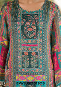 Digital Printed Chinon Kurti With Pant And Dupatta-ISKWSU021013019