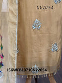 Organza Kurti With Shantoon Bottom And Embroidered Dupatta-ISKWFBL0710Nk2054