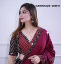 Printed Maslin Cotton Lehenga With Blouse And Dupatta-ISKWNAV071089911