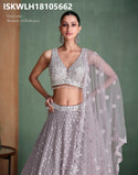 Embroidered Georgette Lehenga With Blouse And Dupatta-ISKWLH18105662