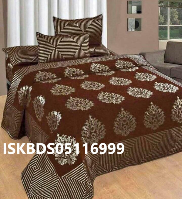 Bedsheet With Pillow Cover Set-ISKBDS05116999