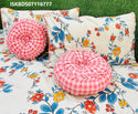 Glace Cotton Double Bedsheet With Pillow Cover Set-ISKBDS07116777