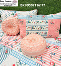 Glace Cotton Double Bedsheet With Pillow Cover Set-ISKBDS07116777