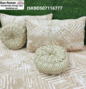 Glace Cotton Double Bedsheet With Pillow Cover Set-ISKBDS07116777