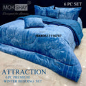 Embossed Winter 6Pc Bedding Set-ISKBDS17116787