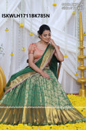 Banarasi Silk Lehenga With Blouse And Organza Dupatta-ISKWLH1711BK785N