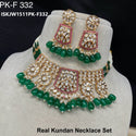 Real Kundan Necklace Set-ISKJW1511PK-F332