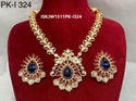 Kundan Necklace Set-ISKJW1511PK-I324