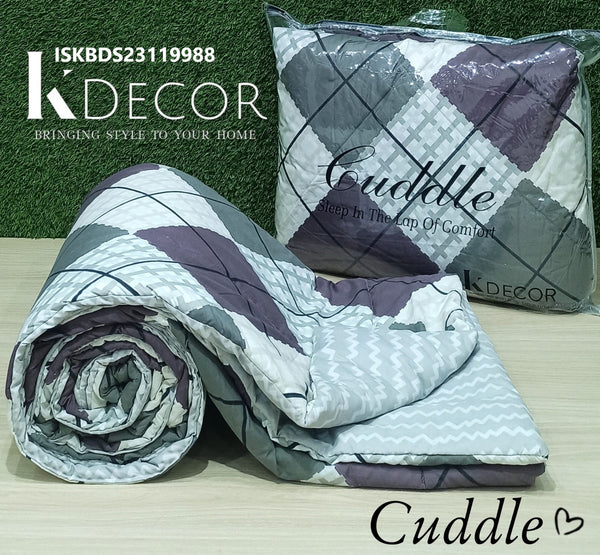 Double Bed Reversible AC Comforter-ISKBDS23119988