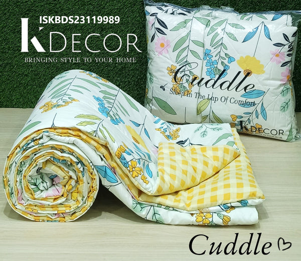 Double Bed Reversible AC Comforter-ISKBDS23119989