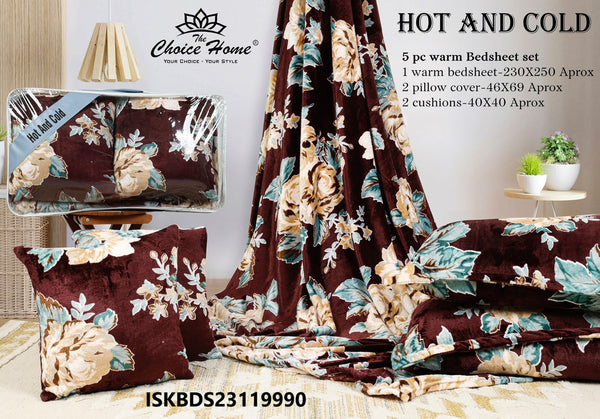 Hot And Cold Warm 5Pc Bedding Set-ISKBDS23119990