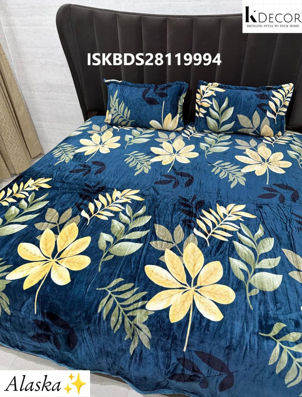 Double Bed Warm Bedsheet Set-ISKBDS28119994