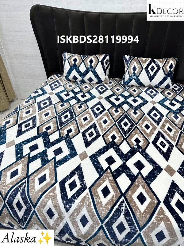 Double Bed Warm Bedsheet Set-ISKBDS28119994