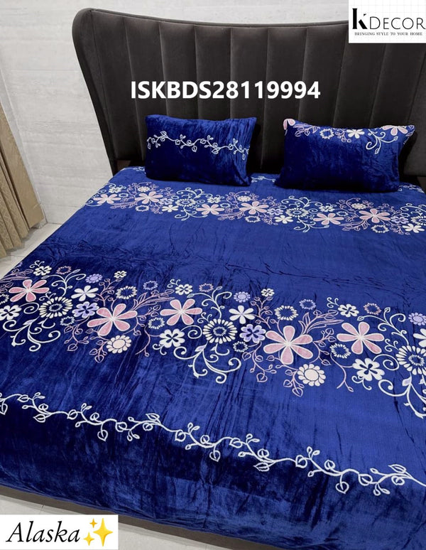 Double Bed Warm Bedsheet Set-ISKBDS28119994