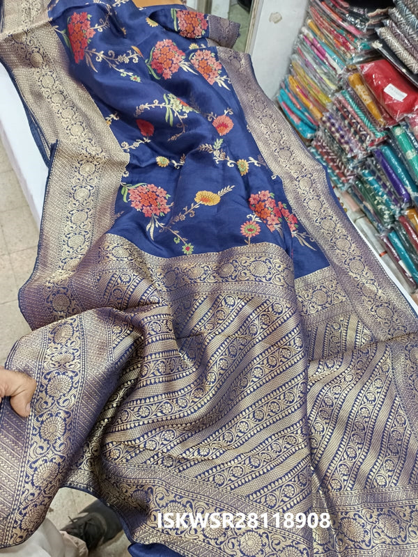 Banarasi Weaved Munga Silk Saree With Blouse-ISKWSR28118908