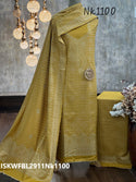 Zari Weaved Viscose Pashmina Kurti With Bottom And Dupatta-ISKWFBL2911Nk1100