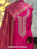 Embroidered Silk Kurti With Shantoon Bottom And Digital Printed Gaji Silk Dupatta-ISKWFBL2911Nk2032/Nk2160