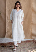 Self Printed Cotton Kurti With Palazzo-ISKWKU02123473