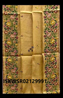 Embroidered Tussar Silk Saree With Blouse-ISKWSR02129991