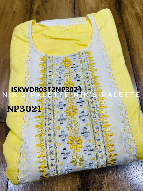 Block Printed Cotton Tiered Dress-ISKWDR0312NP3021/NP3020