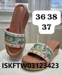 Embroidered Heels Slippers-ISKFTW03123423