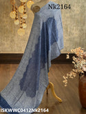 Silk Woolen Shawl-ISKWWC0412Nk2164