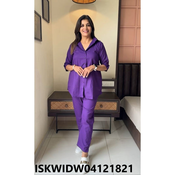 Cotton Co-Ord Set-ISKWIDW04121821