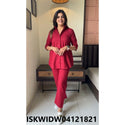 Cotton Co-Ord Set-ISKWIDW04121821