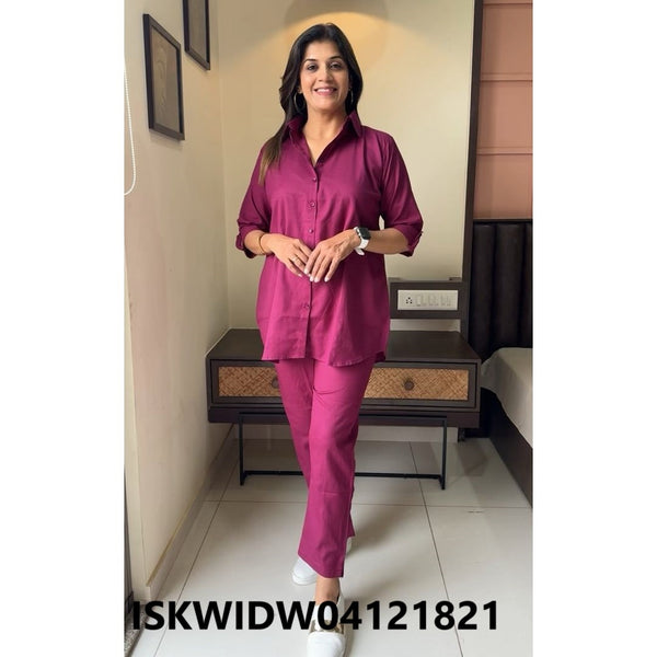 Cotton Co-Ord Set-ISKWIDW04121821