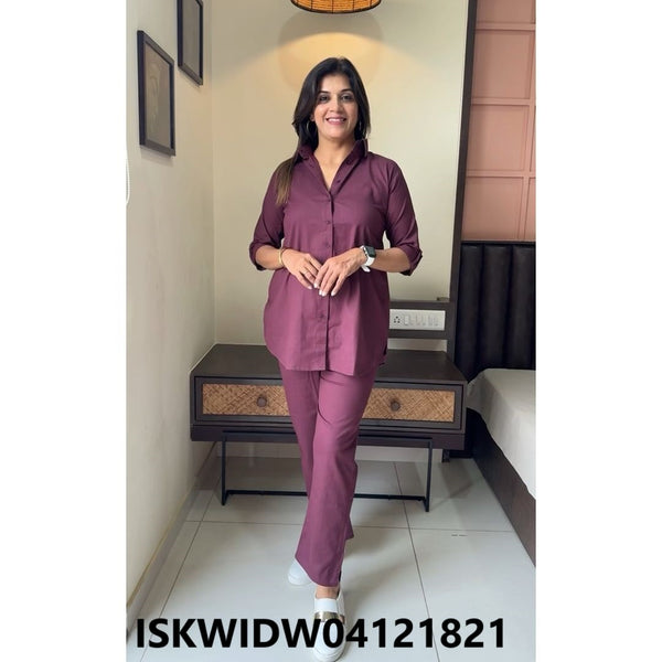 Cotton Co-Ord Set-ISKWIDW04121821