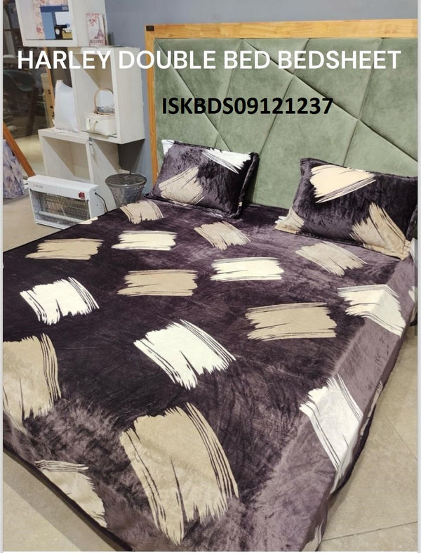 Double Bedsheet With Pillow Cover-ISKBDS09121237