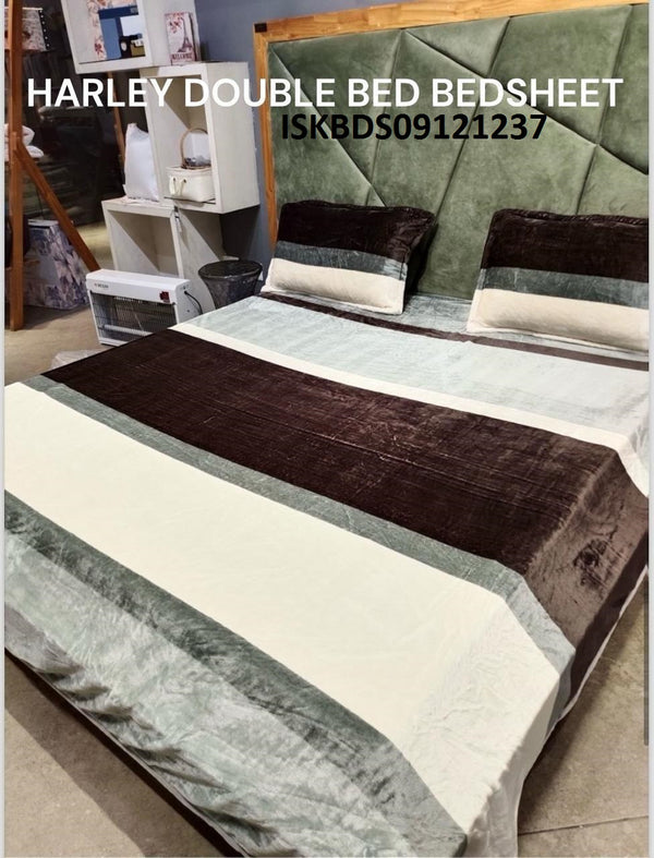 Double Bedsheet With Pillow Cover-ISKBDS09121237