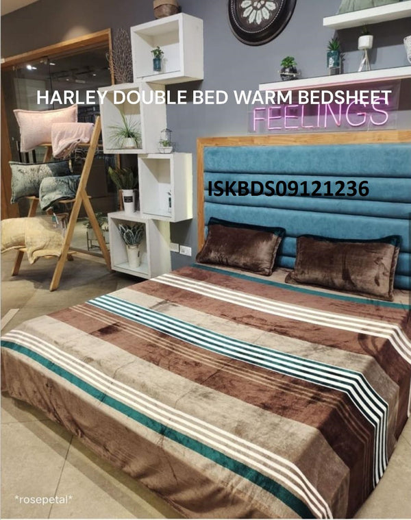 Double Bedsheet With Pillow Cover-ISKBDS09121236