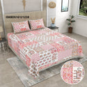 Printed Cotton Bedsheet With Pillow Cover-ISKBDS16121238