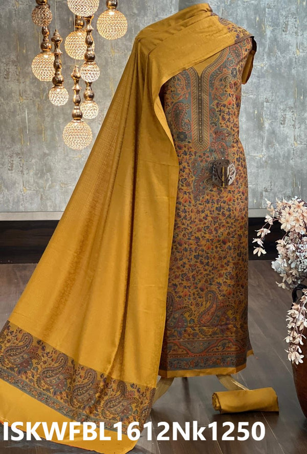 Viscose Pashmina Kurti With Bottom And Dupatta-ISKWFBL1612Nk1250