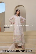 Embroidered Crepe Kurti With Pant And Dupatta-ISKWSU0402NP3307