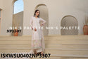 Embroidered Crepe Kurti With Pant And Dupatta-ISKWSU0402NP3307