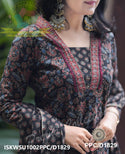 Kalamkari Printed Cotton Kurti With Block Printed Pant And Malmal Cotton Dupatta-ISKWSU1002PPC/D1829