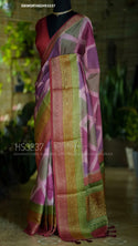 Banarasi Crepe Silk Saree With Blouse-ISKWSR1002HS3237