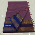 Kota Check Cotton Saree With Blouse-ISKWSR11026755