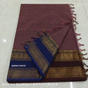 Kota Check Cotton Saree With Blouse-ISKWSR11026755